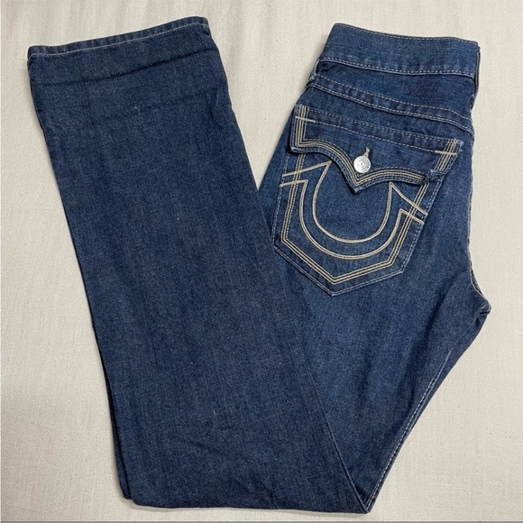 Men's True Religion Dark Wash Bootcut Jeans - Picture 6 of 10